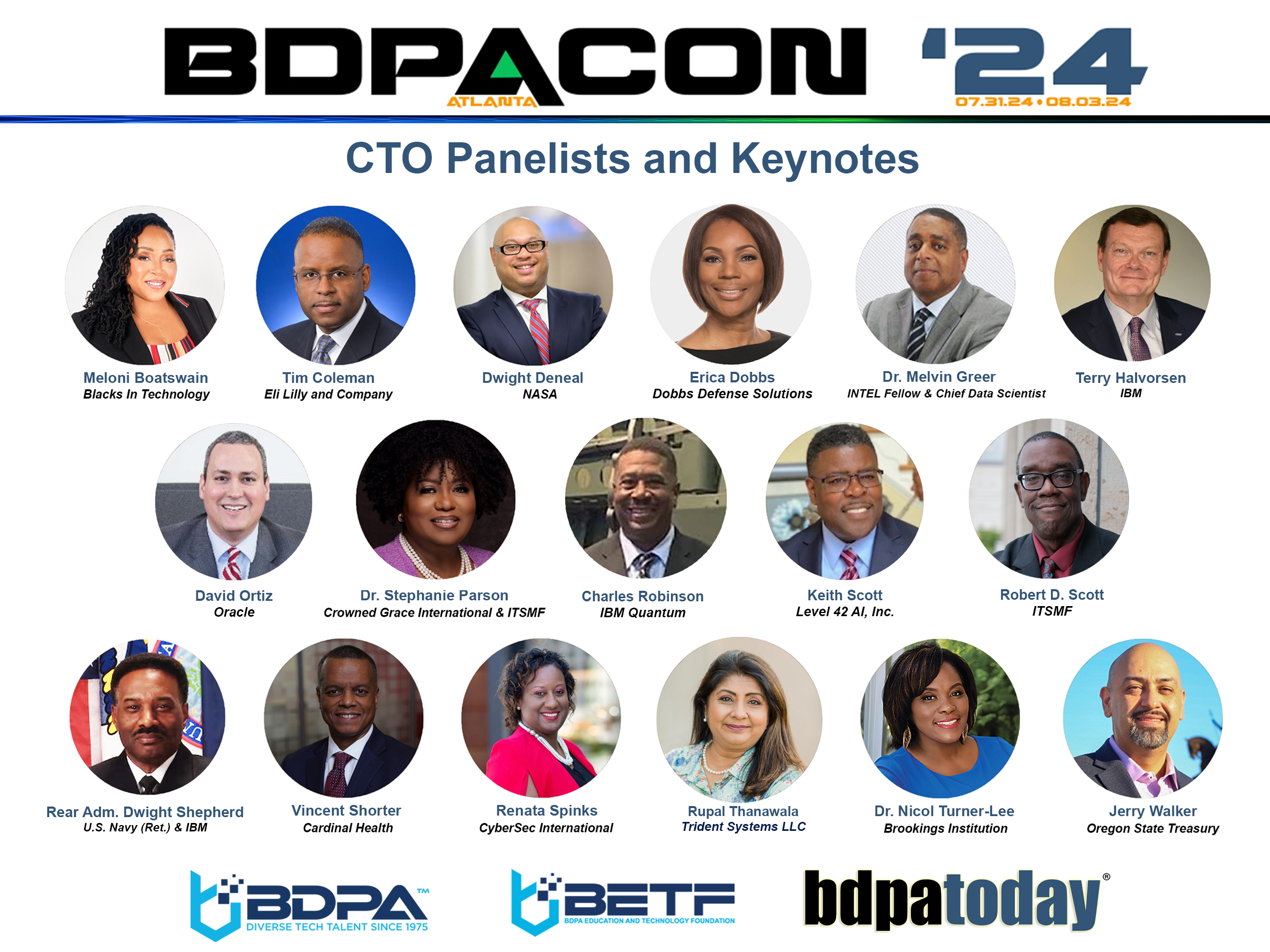 BDPACON '24 CxO Speakers